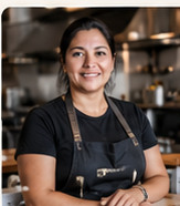 Illustrative business owner portrait